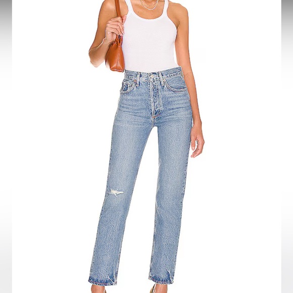 Agolde 90’s pinch waist jeans in color Abstract - Picture 2 of 10